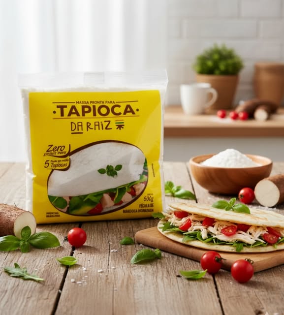 Massa pronta para tapioca DaRaiz, 500g